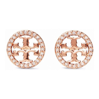 Tory Burch Boucles d'oreilles 'Miller Pavé Stud' pour Femmes