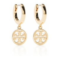 Tory Burch Boucles d'oreilles 'Double-T Drop' pour Femmes