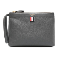 Thom Browne Women's 'Grosgrain-Loop' Makeup Bag