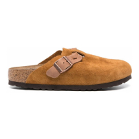 Birkenstock Mules 'Round Toe Buckle-Detailing' pour Femmes