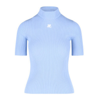 Courrèges 'Courrèges Reedition' Kurzarm Pullover für Damen