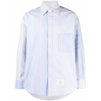 Thom Browne Men's 'Striped Patchwork' Shirt