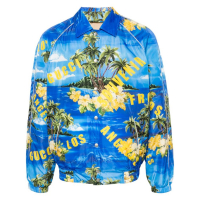 Gucci Blouson bomber 'Tropical-Print Padded' pour Hommes