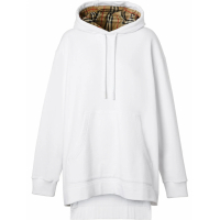 Burberry Sweatshirt à capuche  'High-Low Hem' pour Femmes