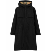 Burberry Manteau 'EKD Embroidered Hooded' pour Femmes