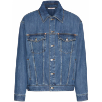 Valentino Veste en jeans 'Logo-Appliqué' pour Hommes