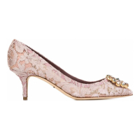 Dolce&Gabbana Women's 'Rainbow Lace 60Mm Brooch' Pumps