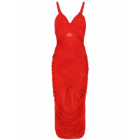 Dolce&Gabbana Women's 'Draped Layered' Midi Dress