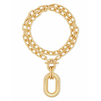 Rabanne Collier 'Gold-Plated Cable-Link' pour Femmes