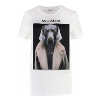 Max Mara T-shirt 'Cipria Printed' pour Femmes