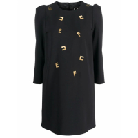 Elisabetta Franchi Women's 'Logo-Plaque Embellished' Mini Dress