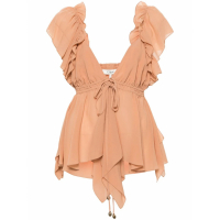 Chloé Women's 'Ruffled' Sleeveless Blouse