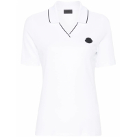 Moncler Polo 'Logo-Appliqué' pour Femmes