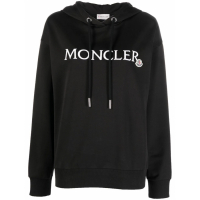 Moncler Sweatshirt à capuche  'Embroidered-Logo' pour Femmes