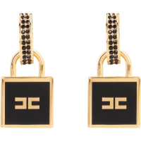 Elisabetta Franchi Boucles d'oreilles 'Enamelled Pendant' pour Femmes