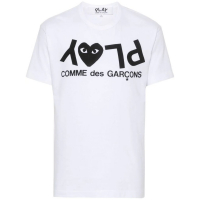 Comme Des Garçons Play T-shirt 'Logo-Print' pour Hommes