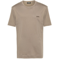 Zegna T-shirt 'Logo-Embroidered' pour Hommes