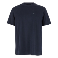 Emporio Armani Men's 'Travel Basic' With Logo Embroidery' T-Shirt