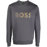 Boss Sweatshirt 'Logo-Print' pour Hommes