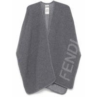 Fendi 'Logo-Intarsia' Umhang für Damen