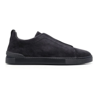 Zegna Slip-on Sneakers 'Triple-Stitch' pour Hommes