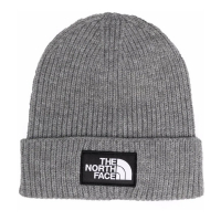 The North Face Bonnet 'Logo-Patch Ribbed' pour Hommes