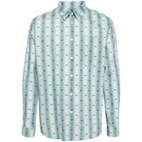 Maison Kitsuné Men's 'Logo-Print' Shirt