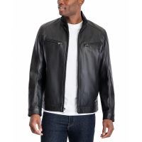 Michael Kors Men's 'Perforated' Biker Jacket