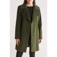 Michael Kors Women's 'Asymmetric Tie Belt' Belted Trench Coat