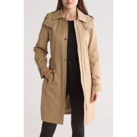 Michael Kors Women's 'Logo' Belted Trench Coat