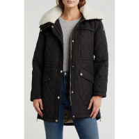 Michael Kors Parka 'Faux Shearling Collar' pour Femmes