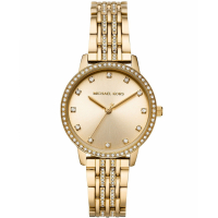 Michael Kors Women's 'Melissa Gold-Tone Stainless Steel Bracelet Watch 35mm' Watch