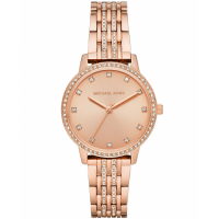 Michael Kors Women's 'Melissa Rose Gold-Tone Stainless Steel Bracelet Watch 35mm' Watch