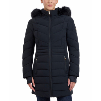 Michael Kors 'Faux-Fur-Trim Hooded' Puffermantel für Damen