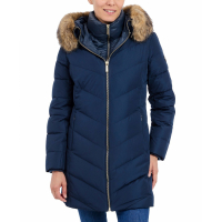 Michael Kors Women's 'Bibbed Hooded' Puffer Jacket