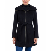 Michael Kors Manteau 'Belted Zip-Front' pour Femmes