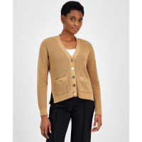 Michael Kors Cardigan 'V-Neck Button' pour Femmes