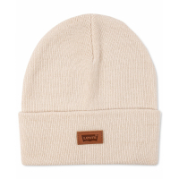 Levi's Men's 'All Season Comfy Leather Logo Patch Hero' Beanie