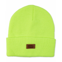 Levi's Men's 'All Season Comfy Leather Logo Patch Hero' Beanie