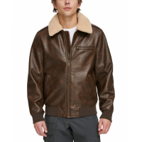 Levi's Blouson bomber 'Sherpa Collar Faux Leather' pour Hommes