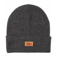 Levi's Men's 'All Season Comfy Leather Logo Patch Hero' Beanie