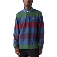 Levi's Men's 'Relaxed-Fit Striped' Long-Sleeve Polo Shirt