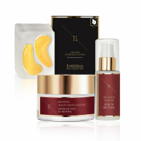 ErthSkin Coffret de soins du visage 'Retinol + 24K Gold' - 3 Pièces