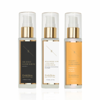 ErthSkin 'Vitamin C + Collagen + Hyaluronic Acid & Collagen + 24K Gold' Gesichtspflegeset - 3 Stücke