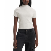 Levi's T-shirt 'Effortless Short-Sleeve Mock-Neck' pour Femmes