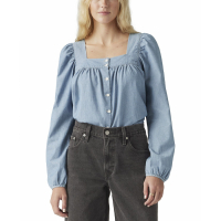 Levi's Blouse 'Amber Cotton Long-Sleeve Button-Front' pour Femmes