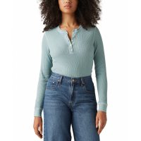 Levi's Henley 'Jakob Long Sleeve Waffle-Knit' pour Femmes