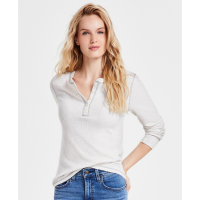 Levi's Henley 'Jakob Long Sleeve Waffle-Knit' pour Femmes