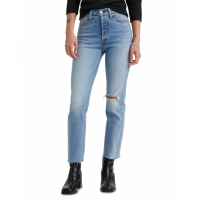 Levi's Women's 'Wedgie Straight-Leg High Rise' Cropped Jeans