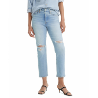 Levi's Women's 'Wedgie Straight-Leg High Rise' Cropped Jeans